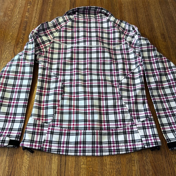 Body Glove Ski / Snowboard Jacket Size Medium Hot Pink / White / Black Plaid - Picture 11 of 16